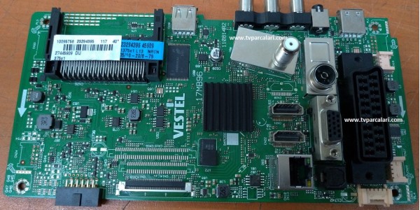 17MB96, 23294395, 23294396, VESTEL SMART 40FA7100 40" LED TV, Main board